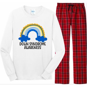 Down Syndrome Awareness Rainbow Long Sleeve Pajama Set