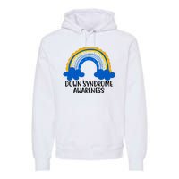 Down Syndrome Awareness Rainbow Premium Hoodie