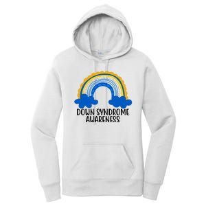 Down Syndrome Awareness Rainbow Women's Pullover Hoodie