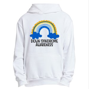 Down Syndrome Awareness Rainbow Urban Pullover Hoodie