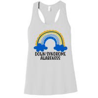 Down Syndrome Awareness Rainbow Women's Racerback Tank