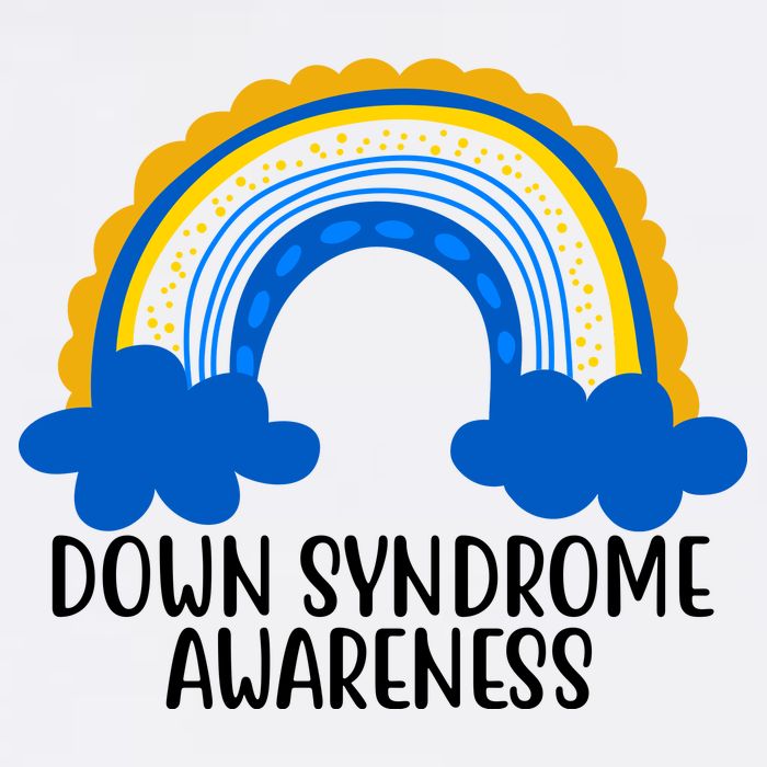 Down Syndrome Awareness Rainbow Baby Bodysuit