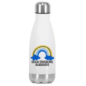 Down Syndrome Awareness Rainbow Stainless Steel Insulated Water Bottle