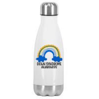 Down Syndrome Awareness Rainbow Stainless Steel Insulated Water Bottle