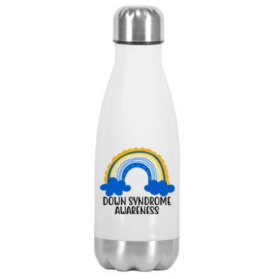 Down Syndrome Awareness Rainbow Stainless Steel Insulated Water Bottle