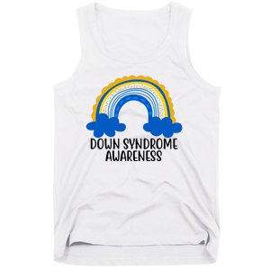 Down Syndrome Awareness Rainbow Tank Top