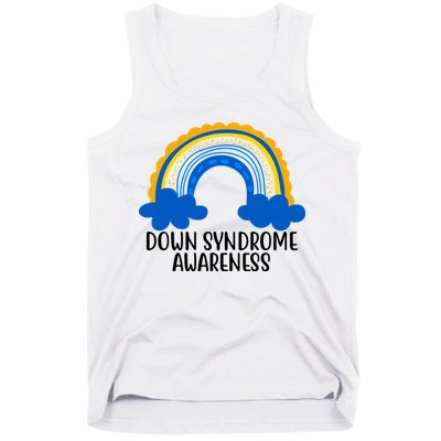 Down Syndrome Awareness Rainbow Tank Top