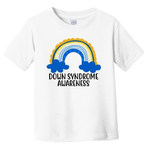 Down Syndrome Awareness Rainbow Toddler T-Shirt