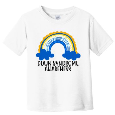 Down Syndrome Awareness Rainbow Toddler T-Shirt