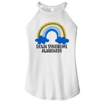 Down Syndrome Awareness Rainbow Women's Perfect Tri Rocker Tank