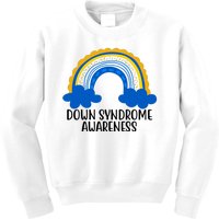 Down Syndrome Awareness Rainbow Kids Sweatshirt