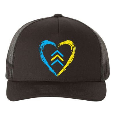 Down Syndrome Awareness Arrows Trisomy 21 T21 Yupoong Adult 5-Panel Trucker Hat