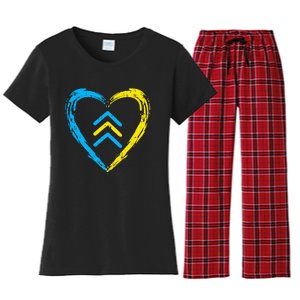 Down Syndrome Awareness Arrows Trisomy 21 T21 Women's Flannel Pajama Set