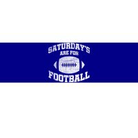 Distressed Saturdays Are For Football College Football Fan Gift Bumper Sticker