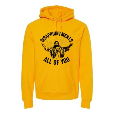 Disappointments Sarcastic All Of You Christian Jesus Premium Hoodie