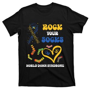 Down Syndrome Awareness Rock Your Socks T21 T-Shirt