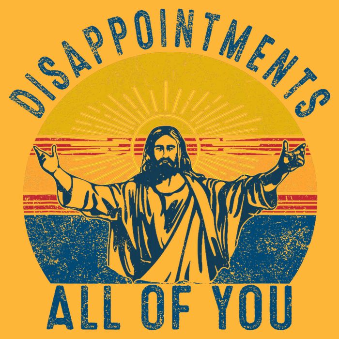 Disappointments Sarcastic All Of You Christian Jesus Funny  Pom Pom 12in Knit Beanie