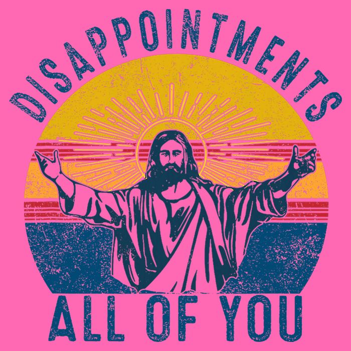 Disappointments Sarcastic All Of You Christian Jesus Funny  Stripe Pom Pom Beanie