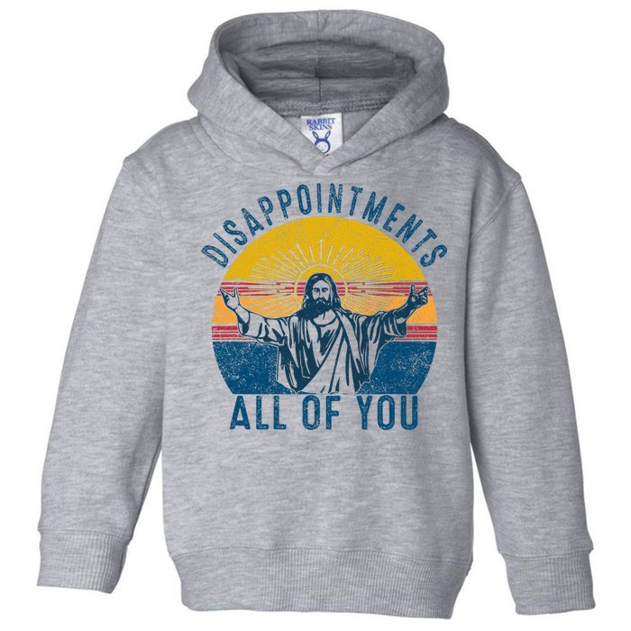 Disappointments Sarcastic All Of You Christian Jesus Funny  Toddler Hoodie