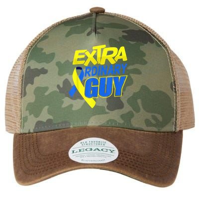 Down Syndrome Awareness T21 Day Extra Ordinary Guy Legacy Tie Dye Trucker Hat