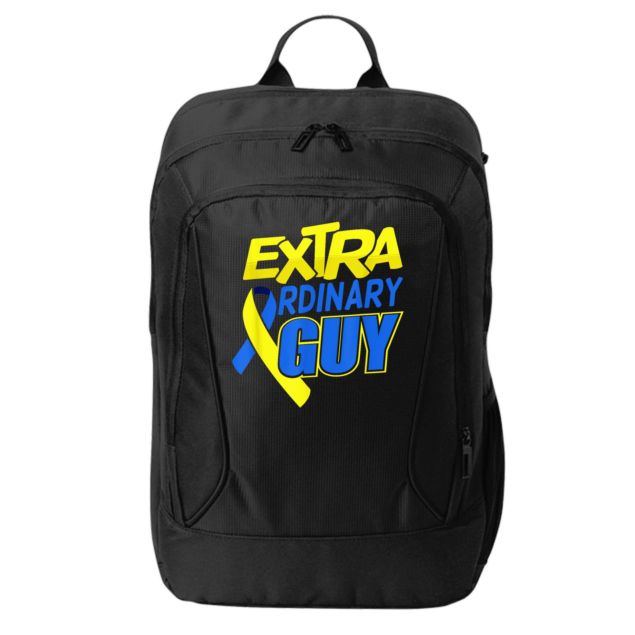 Down Syndrome Awareness T21 Day Extra Ordinary Guy City Backpack