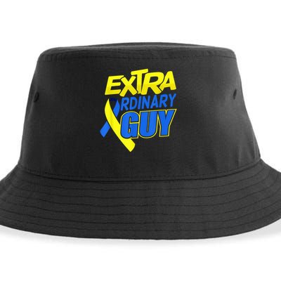 Down Syndrome Awareness T21 Day Extra Ordinary Guy Sustainable Bucket Hat