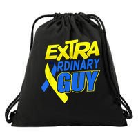Down Syndrome Awareness T21 Day Extra Ordinary Guy Drawstring Bag