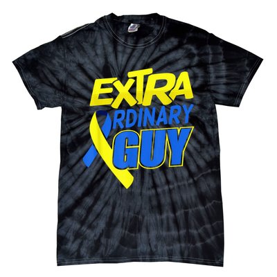 Down Syndrome Awareness T21 Day Extra Ordinary Guy Tie-Dye T-Shirt