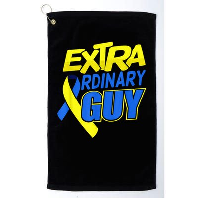 Down Syndrome Awareness T21 Day Extra Ordinary Guy Golf Towel