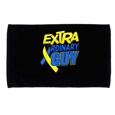 Down Syndrome Awareness T21 Day Extra Ordinary Guy Microfiber Hand Towel