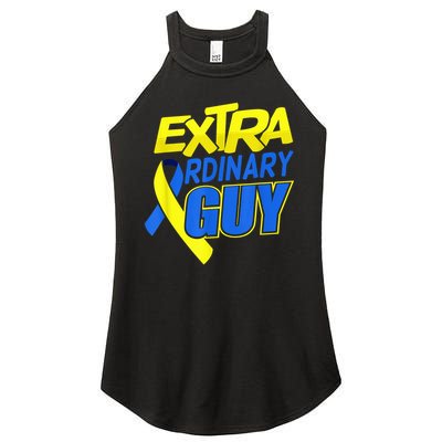 Down Syndrome Awareness T21 Day Extra Ordinary Guy Women's Perfect Tri Rocker Tank