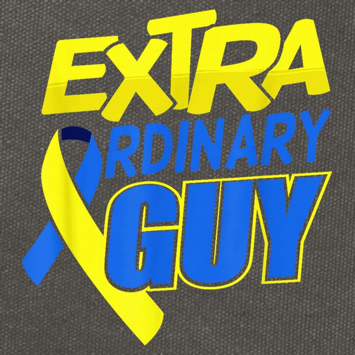 Down Syndrome Awareness T21 Day Extra Ordinary Guy Cotton Canvas Backpack