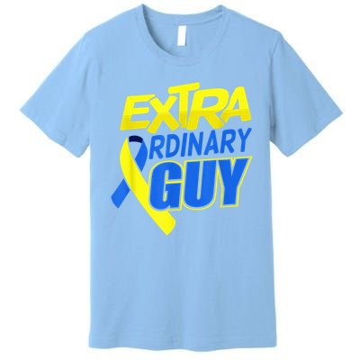 Down Syndrome Awareness T21 Day Extra Ordinary Guy Premium T-Shirt