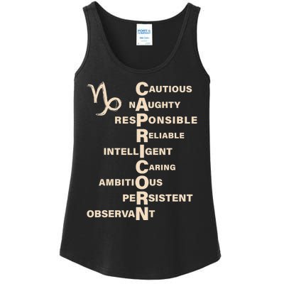 Don't Study A Capricorn Astrology Birthday Zodiac Sign Ladies Essential Tank