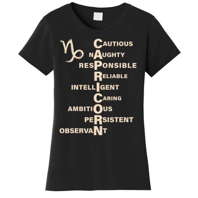 Don't Study A Capricorn Astrology Birthday Zodiac Sign Women's T-Shirt