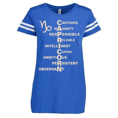 Don't Study A Capricorn Astrology Birthday Zodiac Sign Enza Ladies Jersey Football T-Shirt