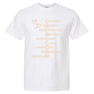 Don't Study A Capricorn Astrology Birthday Zodiac Sign Garment-Dyed Heavyweight T-Shirt