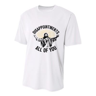 Disappointments Sarcastic All Of You Christian Jesus Youth Performance Sprint T-Shirt