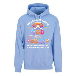 Dog Spelled Backwards Is God Just Know That Dogs Gift Unisex Surf Hoodie