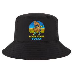 Down Syndrome Bigfoot Rock Your Socks Awareness Sasquatch Cool Comfort Performance Bucket Hat