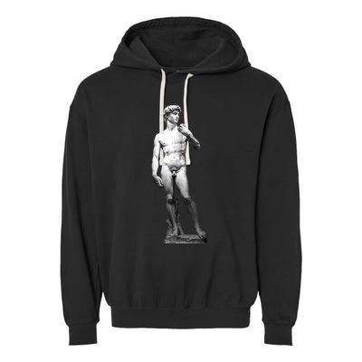 David Statue By Michelangelo Garment-Dyed Fleece Hoodie