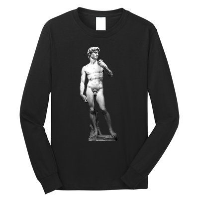 David Statue By Michelangelo Long Sleeve Shirt