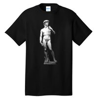 David Statue By Michelangelo Tall T-Shirt