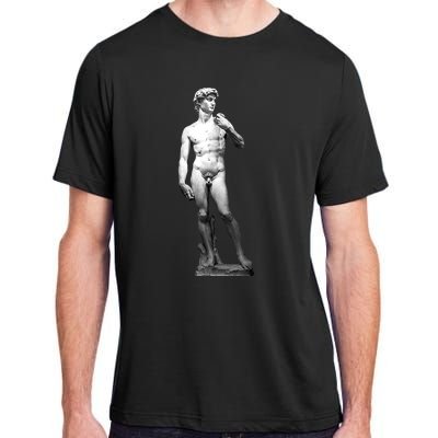 David Statue By Michelangelo Adult ChromaSoft Performance T-Shirt