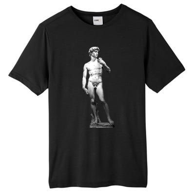 David Statue By Michelangelo Tall Fusion ChromaSoft Performance T-Shirt