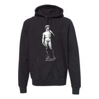 David Statue By Michelangelo Premium Hoodie