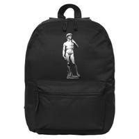 David Statue By Michelangelo 16 in Basic Backpack