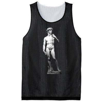 David Statue By Michelangelo Mesh Reversible Basketball Jersey Tank