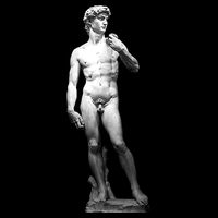 David Statue By Michelangelo Mousepad