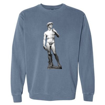 David Statue By Michelangelo Garment-Dyed Sweatshirt